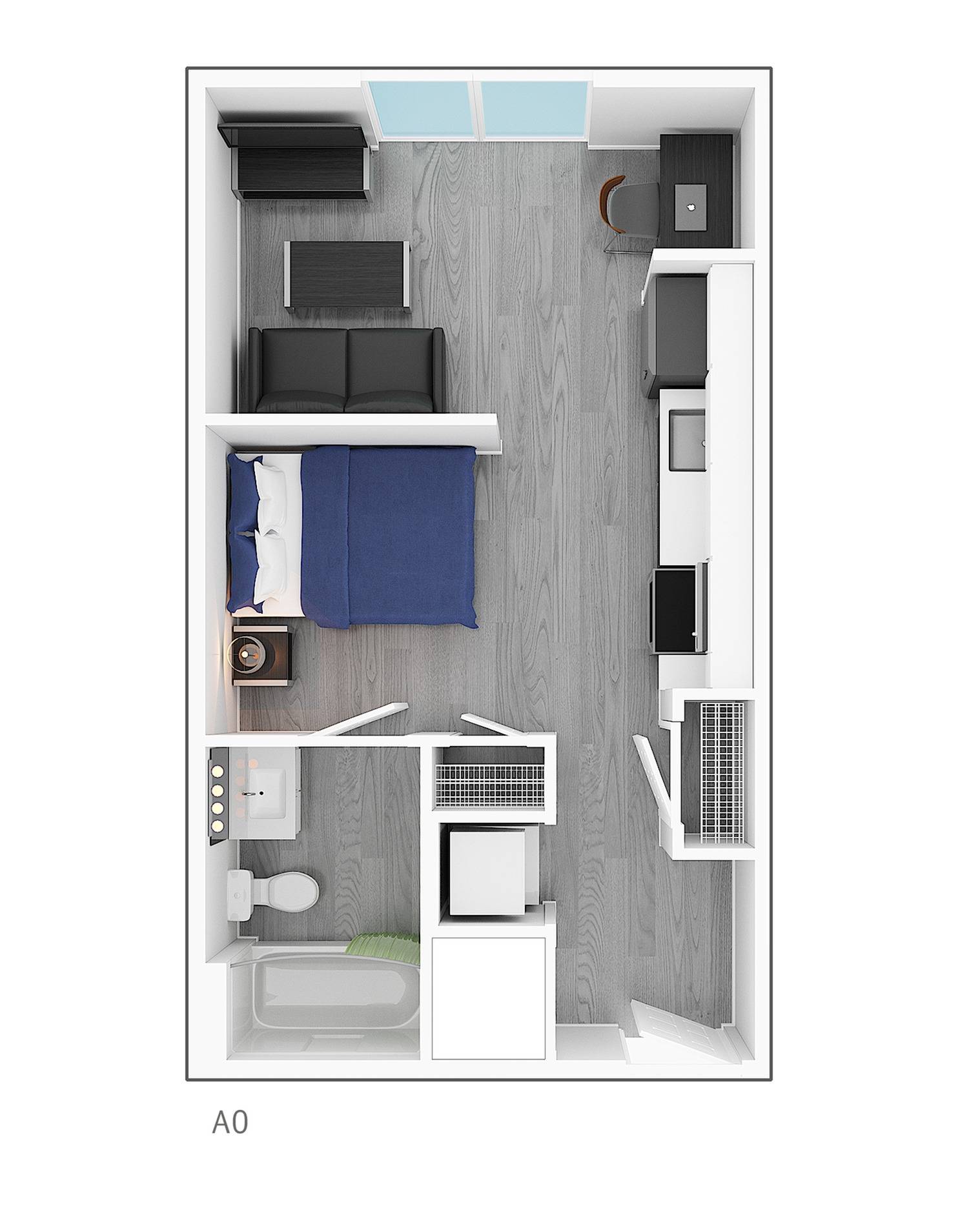 Studio floor plan