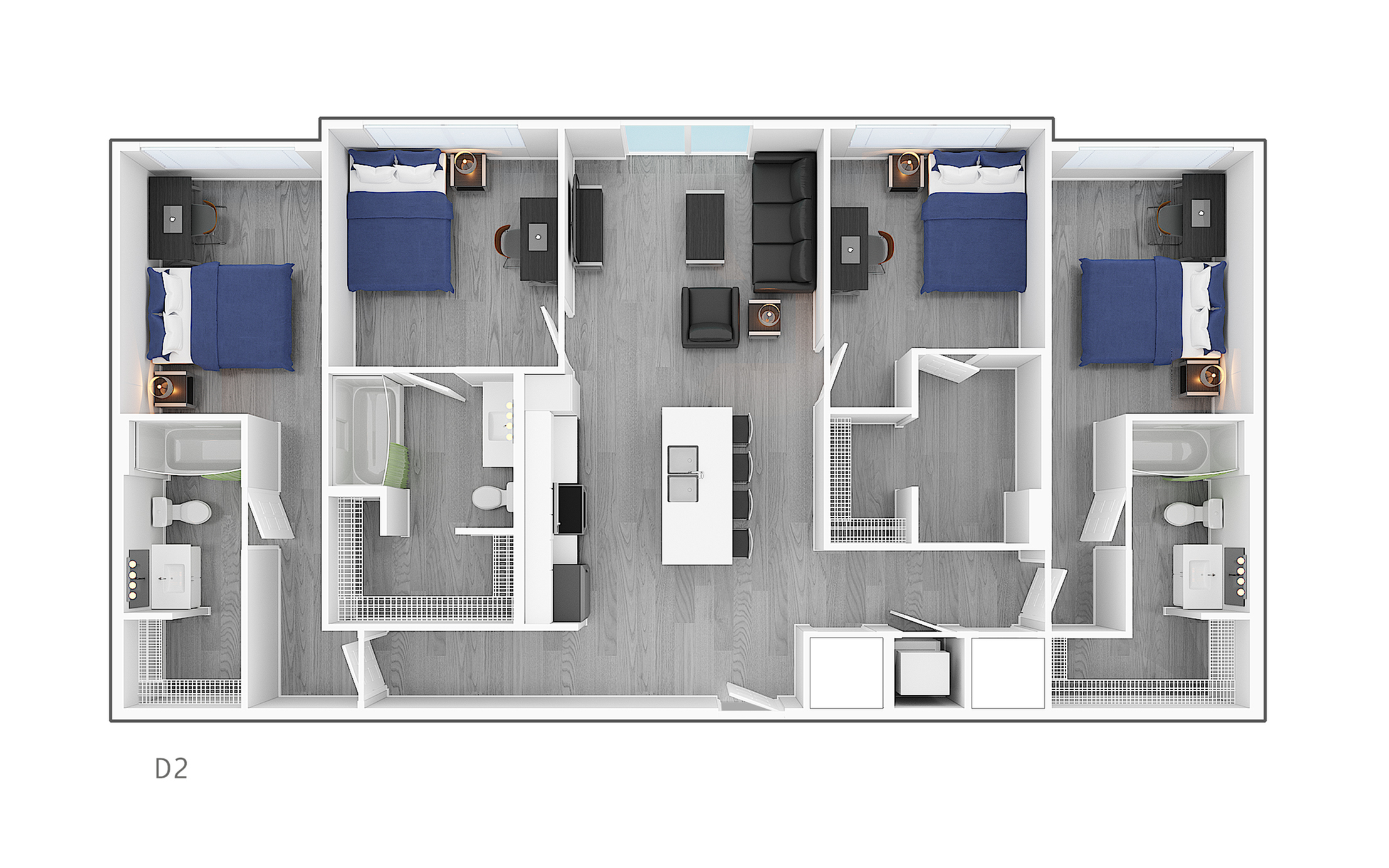 4BR/4BA floor plan
